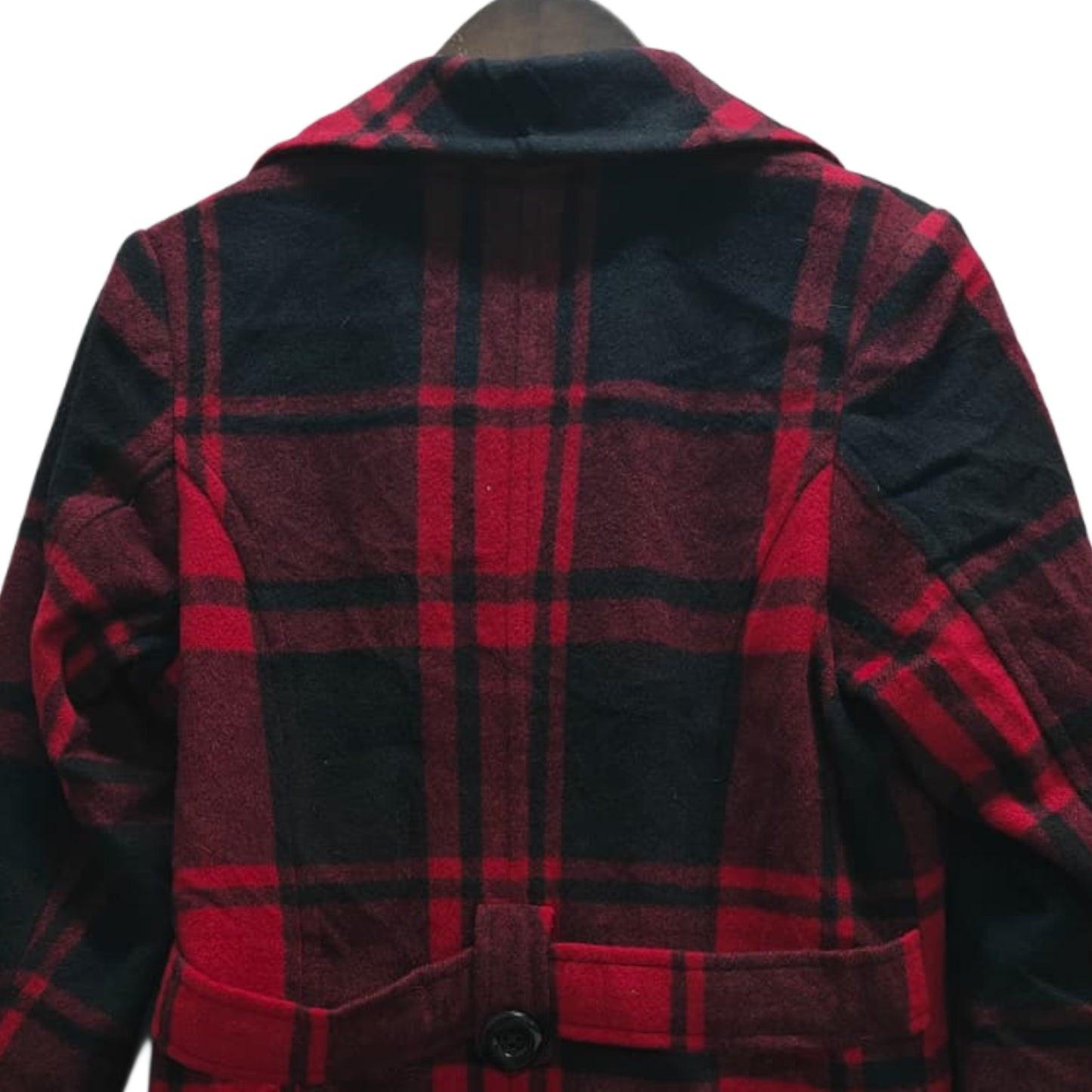 Women’s Coat - Red & Black Checkered (S)