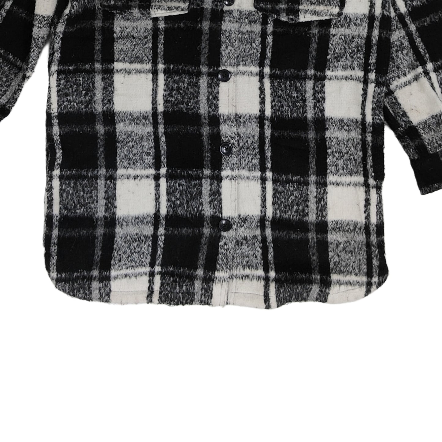 New Look Oversized Shacket - Black & White Checkered (XL)