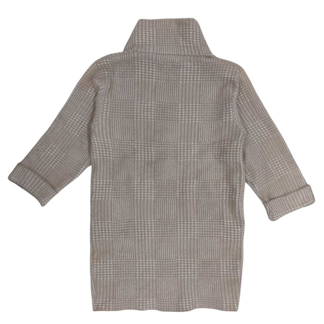 Women's Coat - Coffee Checkered (L)