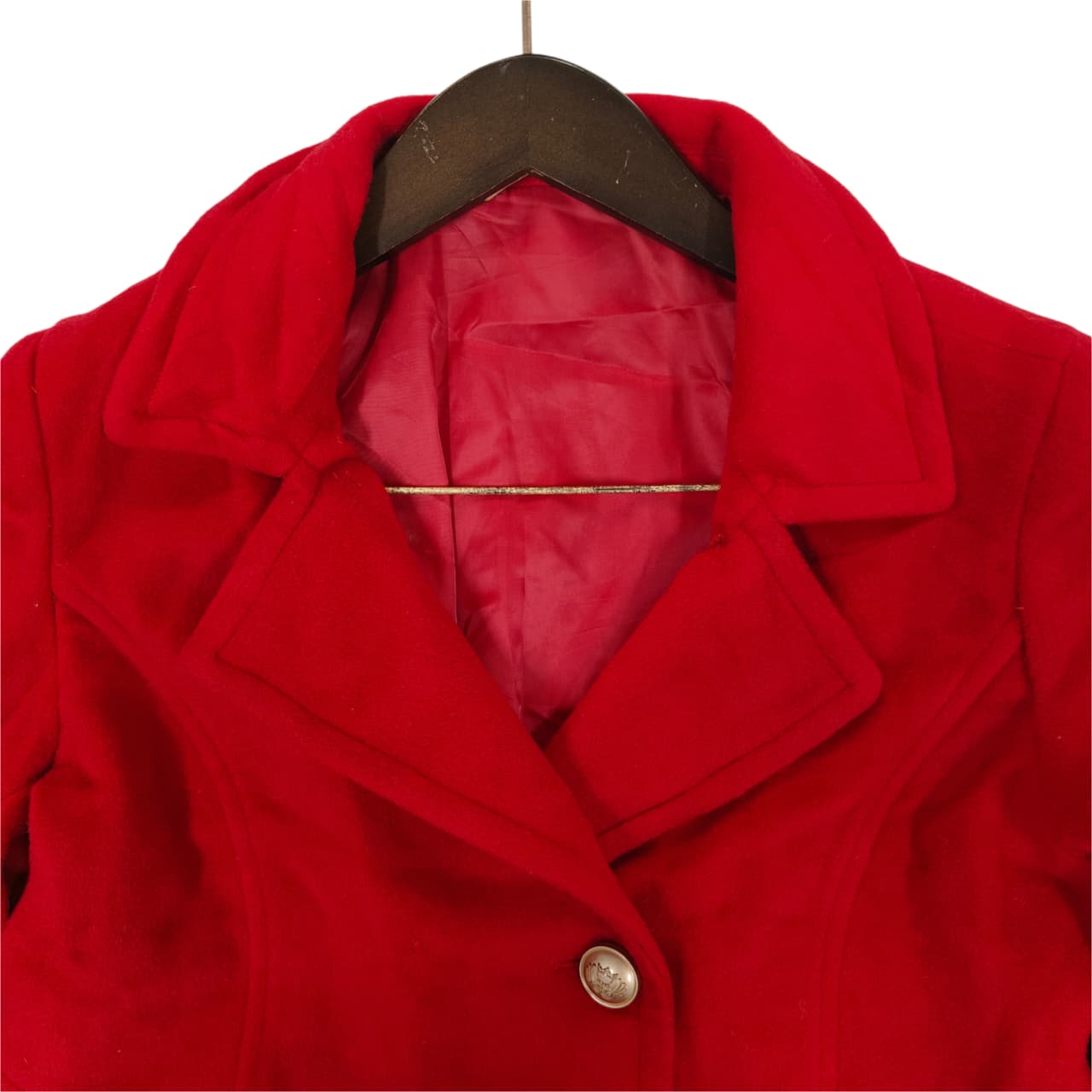 Women's Overcoat - Red (S)