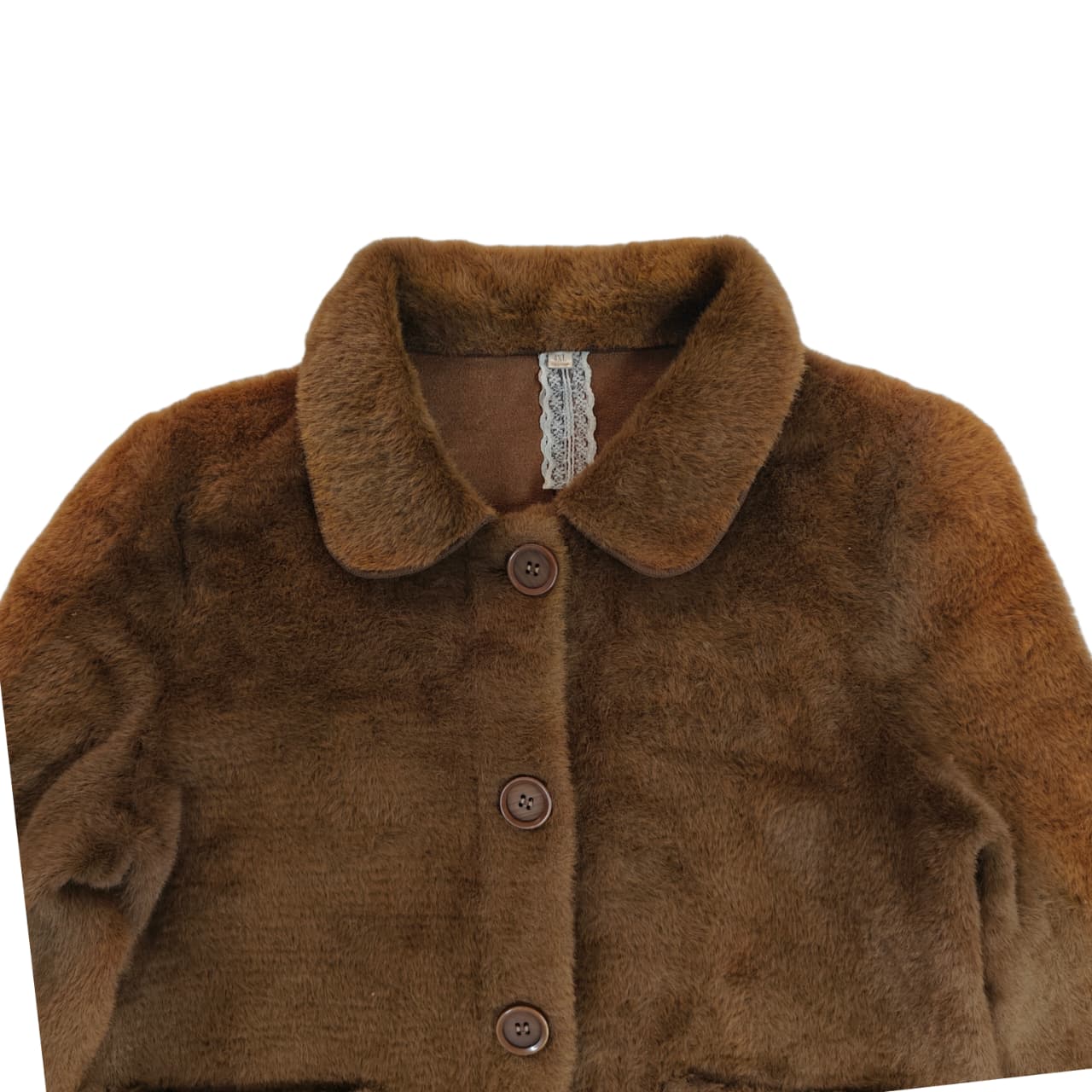 Women's Coat - Brown (M)