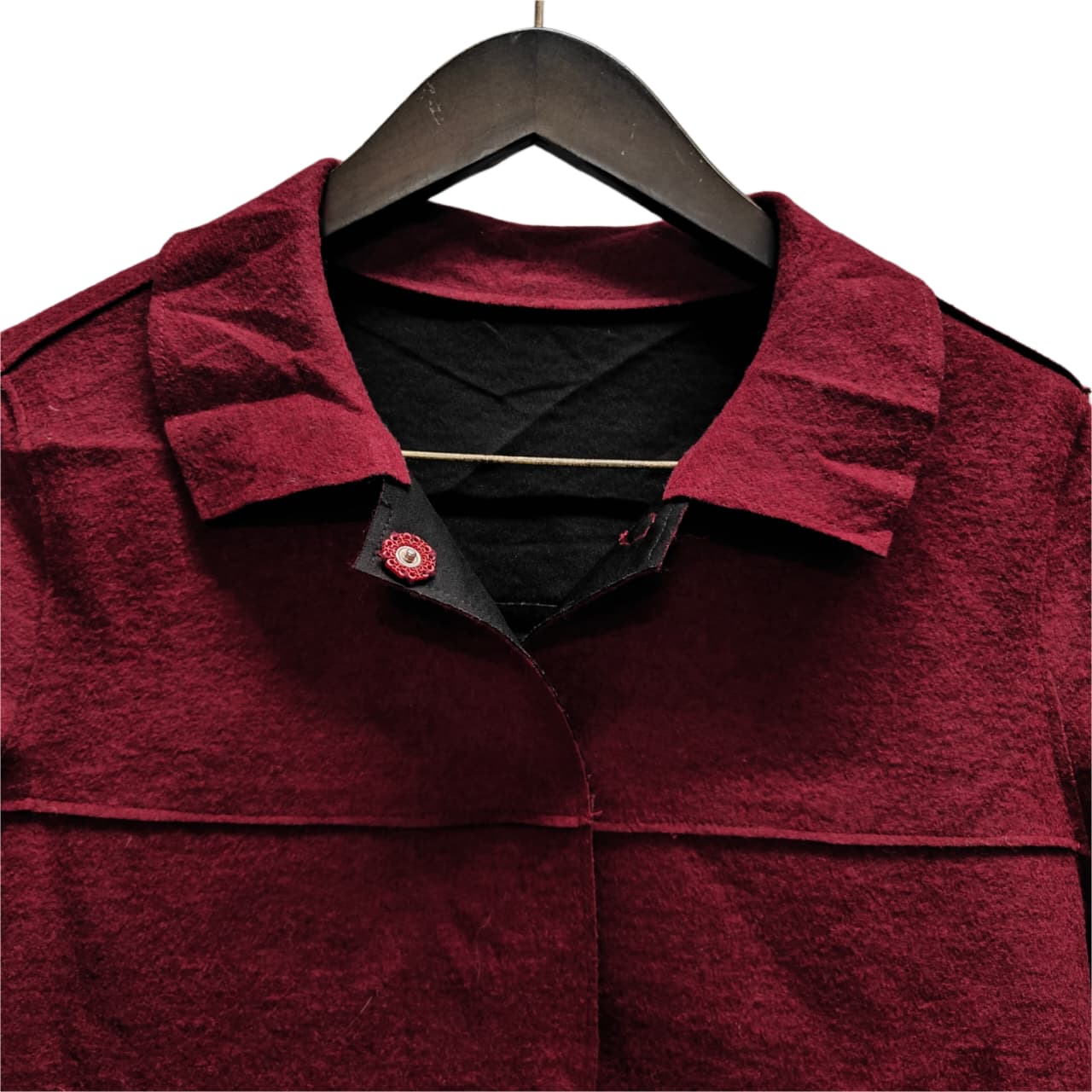 Women's Coat - Maroon (M)