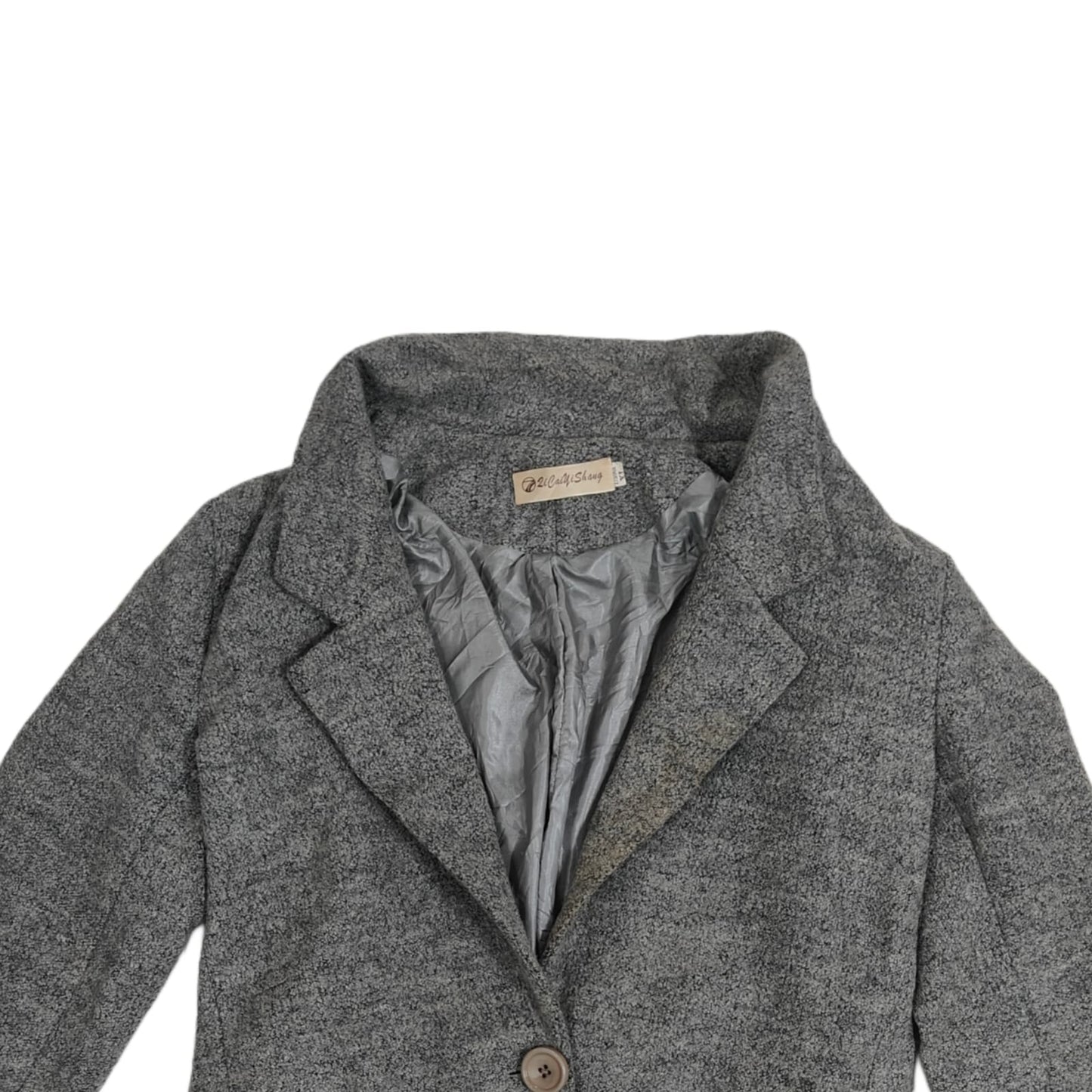 Women's Long coat - Light Grey (XS)