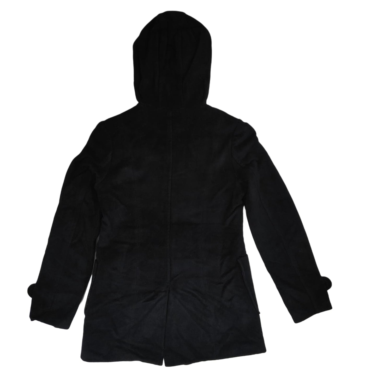 Women's Hooded Coat - Black(XS)