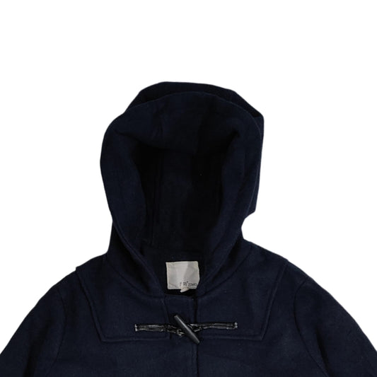 Women’s Hooded Coat - Navy Blue (M)