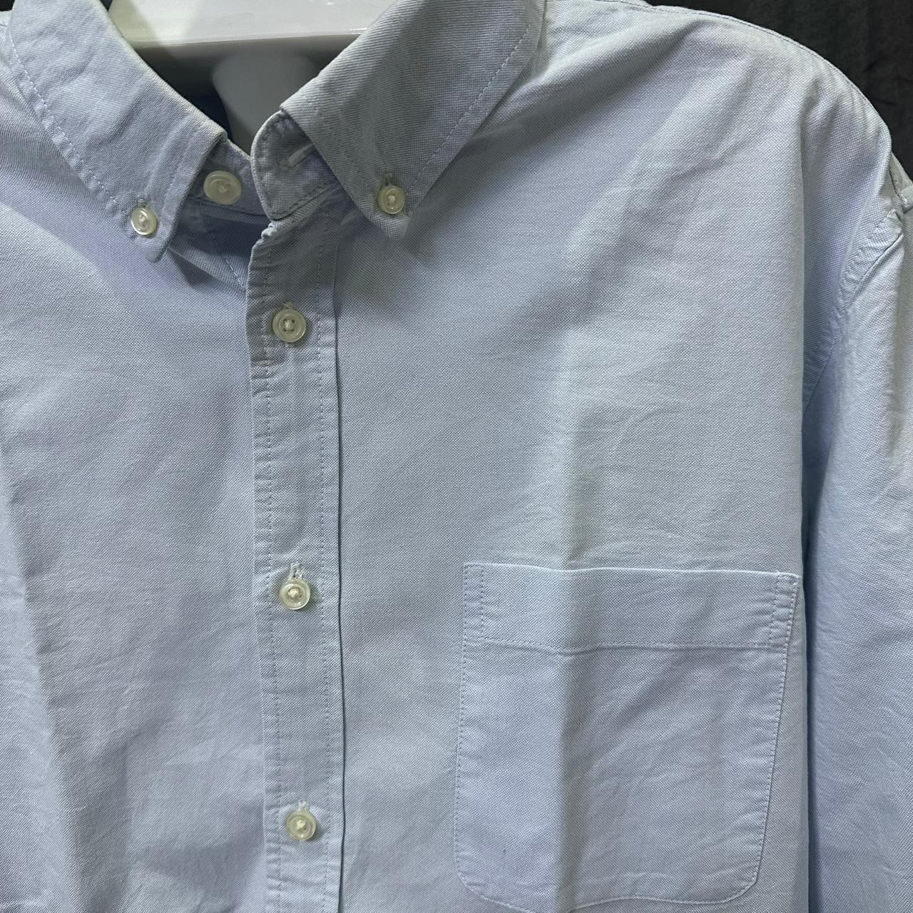 SPAO Men’s Korean Shirt - Light Blue (M)
