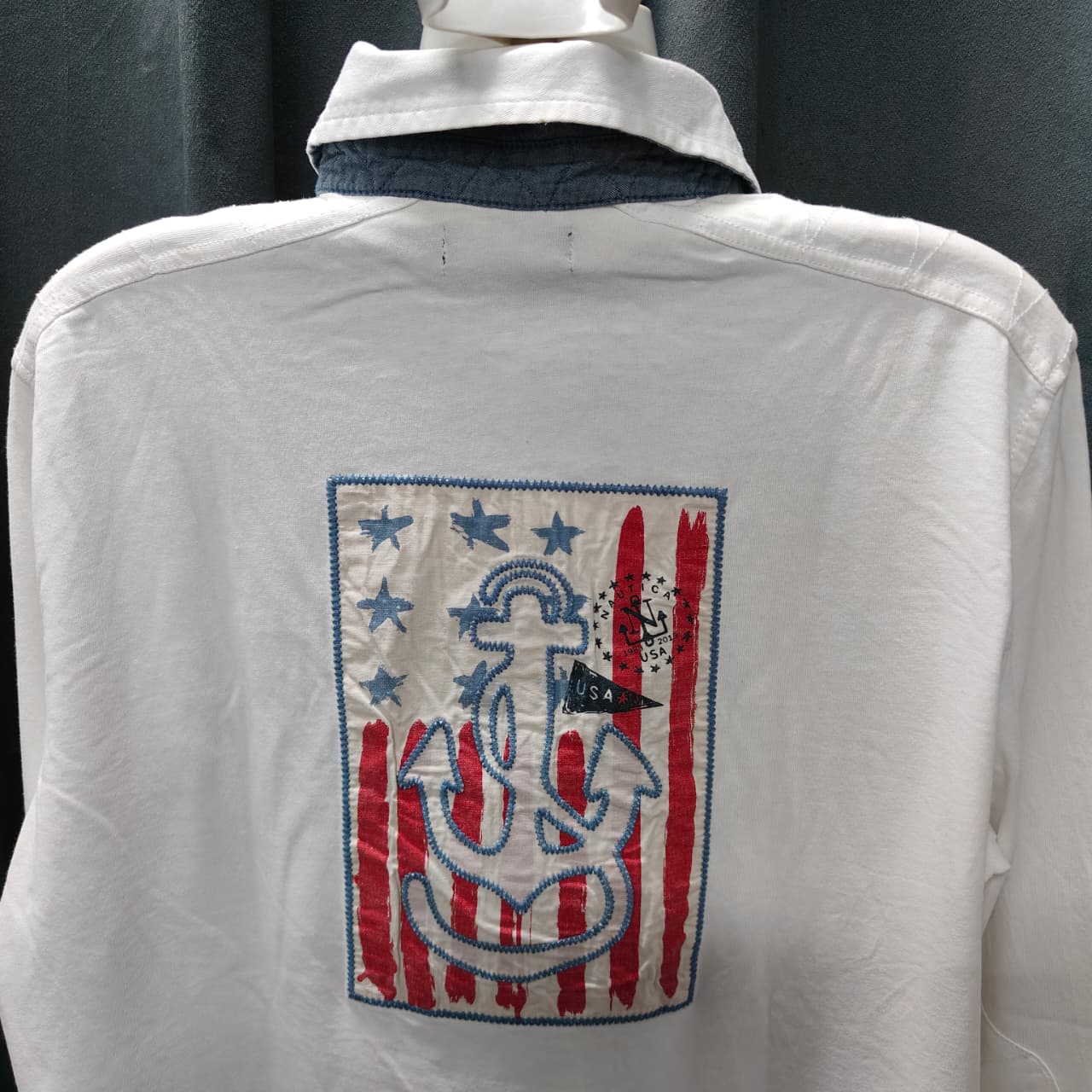 Nautica Men's Shirt - White (XL)