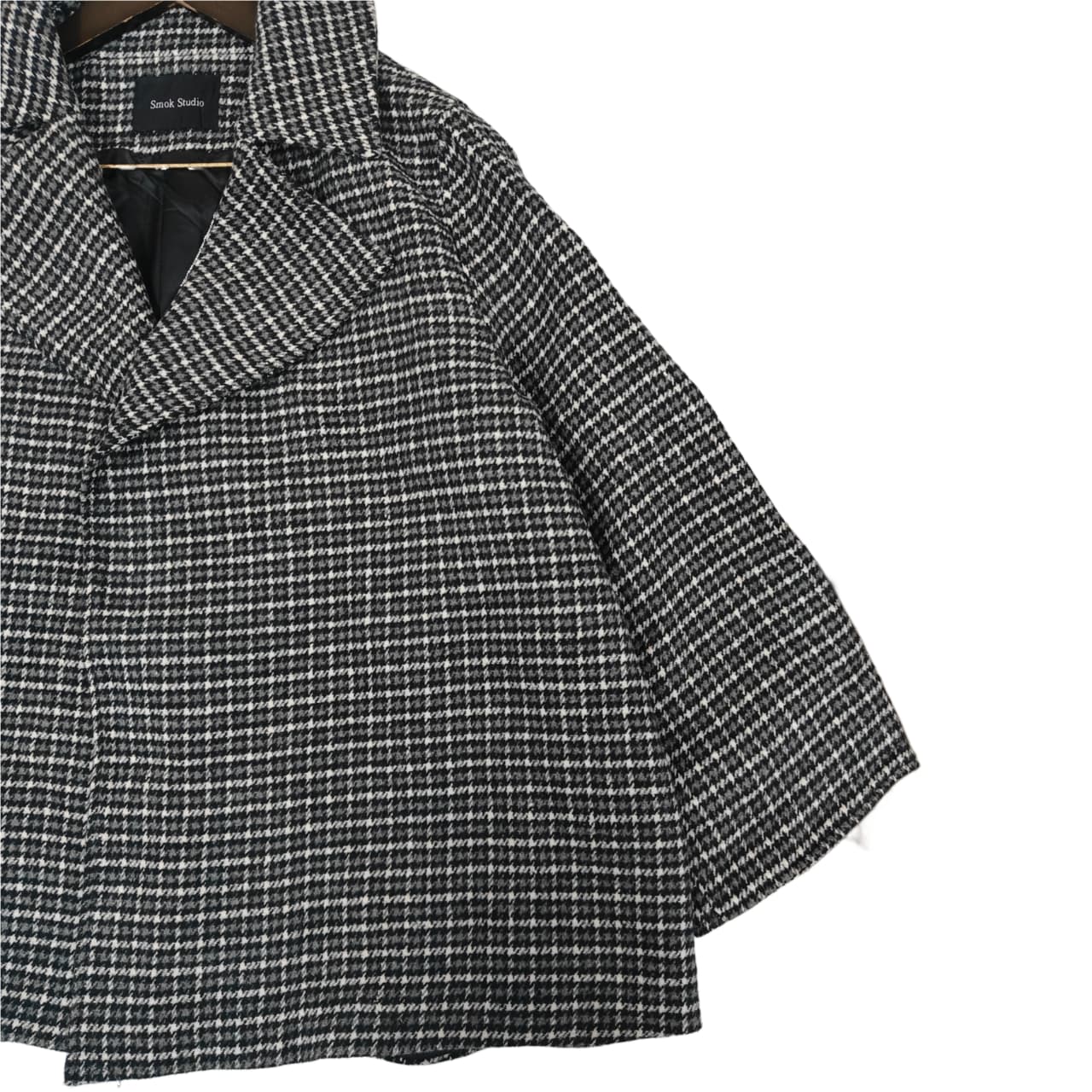 Men’s Coat - Grey & White Checkered (5XL)