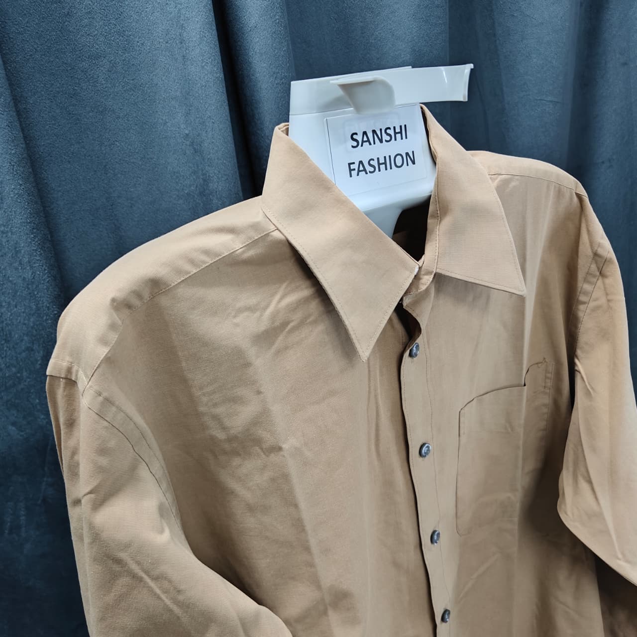 Men's Shirt- Brown(XXL)