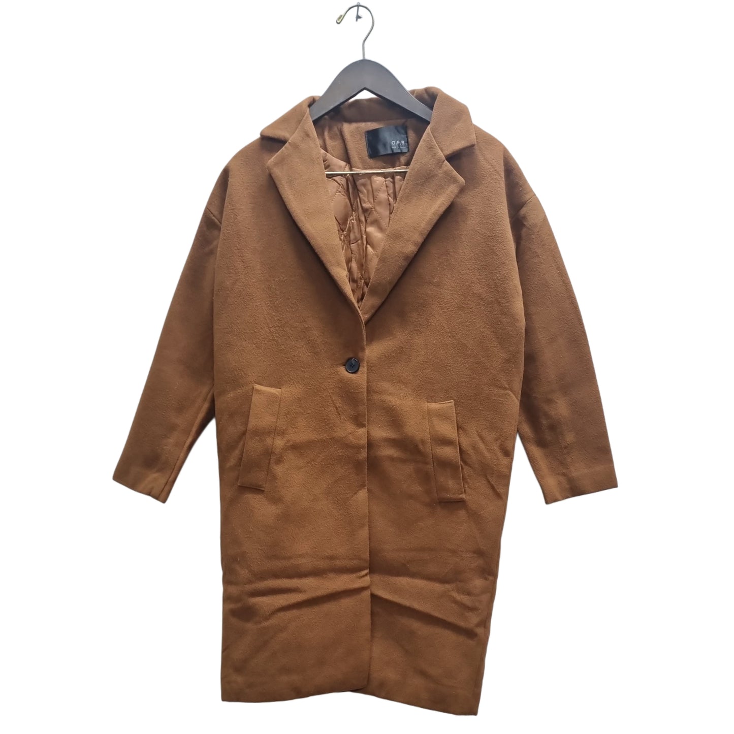 Women's Longcoat - Brown (L)