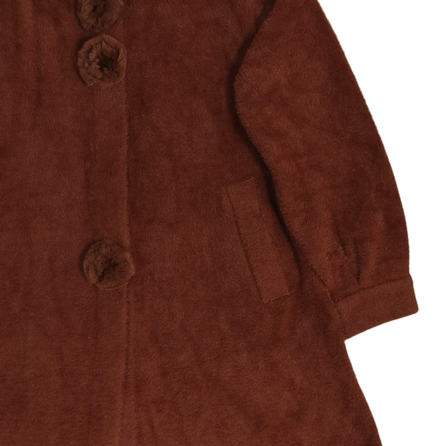 Women's Coat - Brown (XXL)