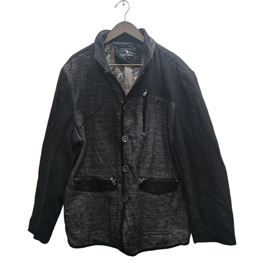 Men’s Jacket - Dark Grey & Black (3XL)