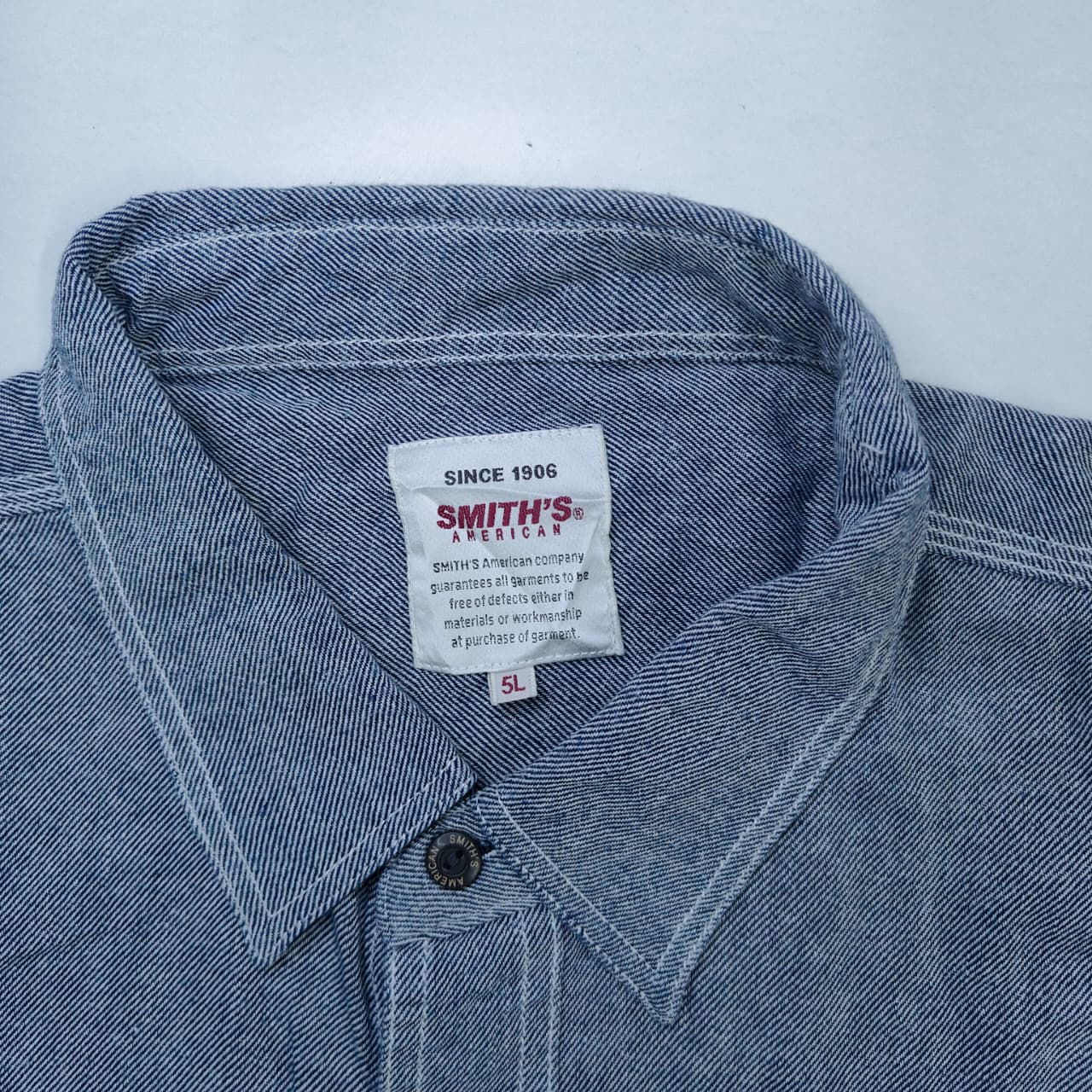 SMITH'S Men's Shirt- Navy Blue(5XL)