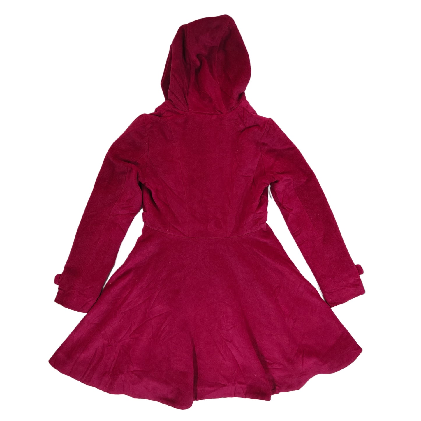 Women’s Hooded Overcoat - Reddish Pink (2XS)