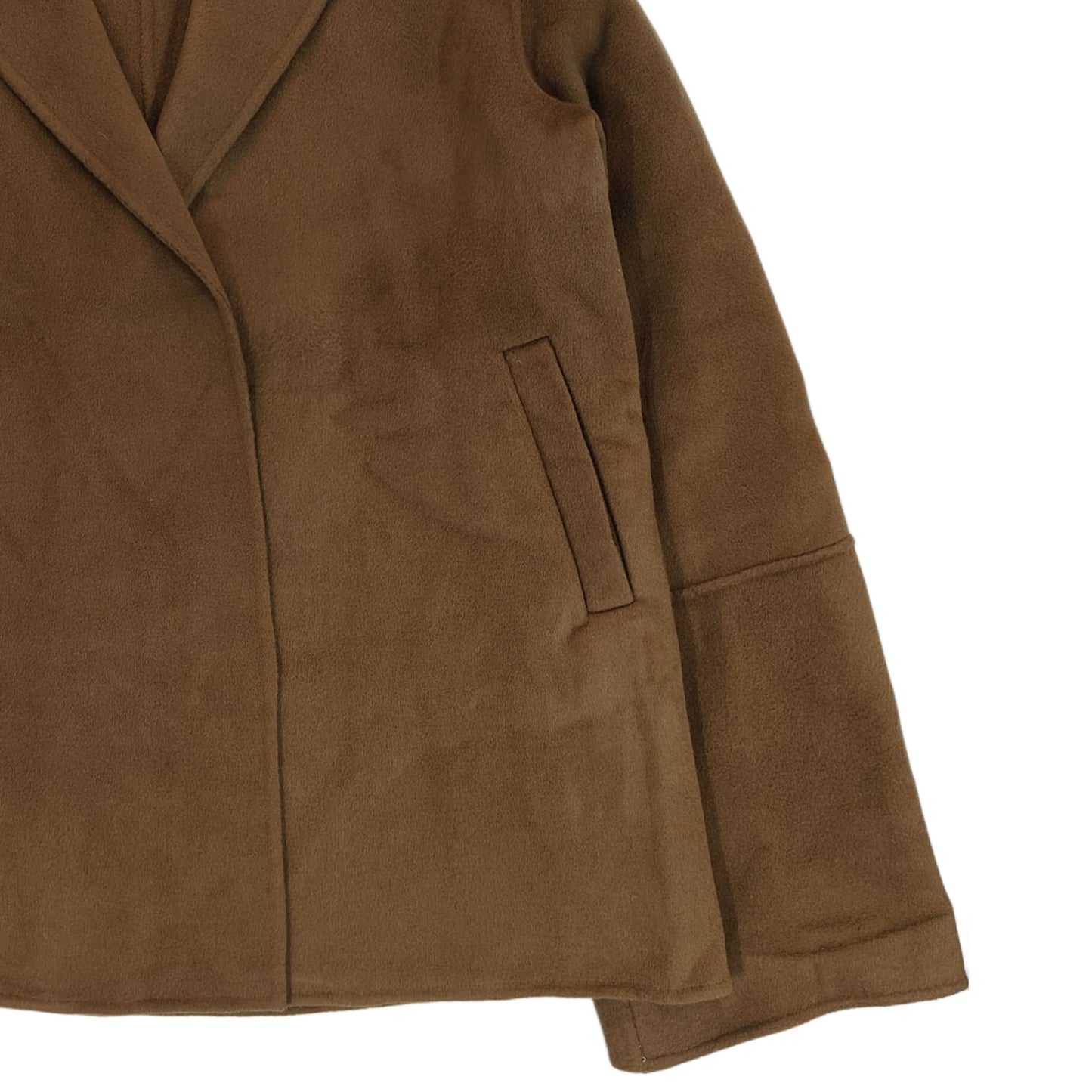 Women's Short Overcoat - Brown (XXL)