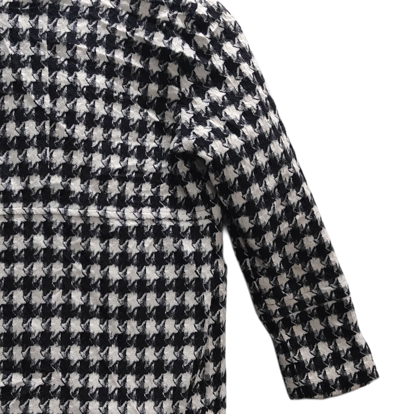 Women's Coat - Black & White Checkered (2XS)