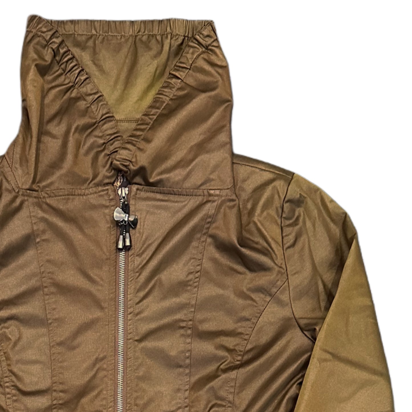 Women’s Long Jacket - Dark Mustard Yellow (XS) (with a Golden hue)