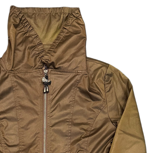 Women’s Long Jacket - Dark Mustard Yellow (XS) (with a Golden hue)