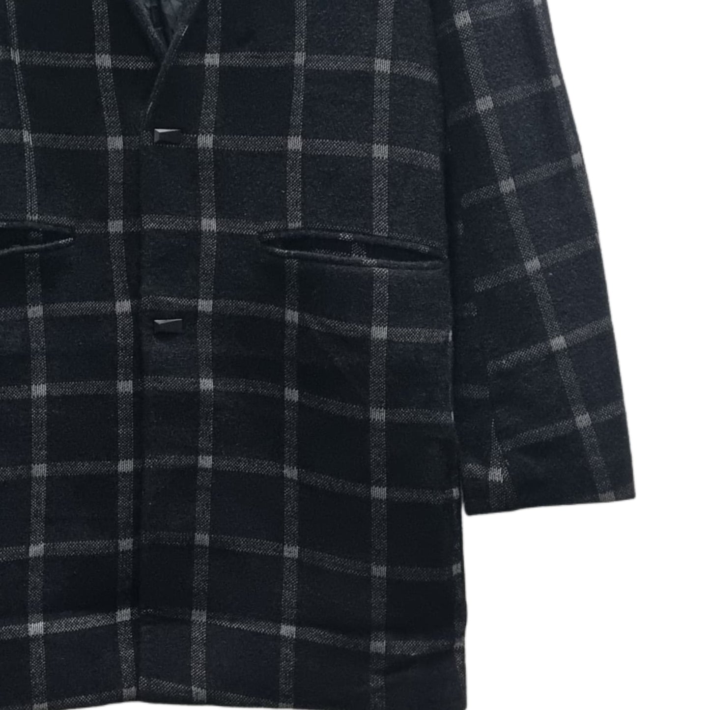 Men’s Blazer - Checkered Black (M)