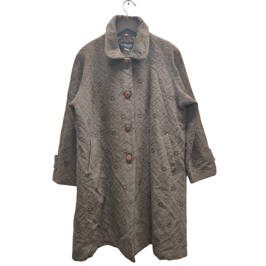 Women's Long Shacket - Brown (XL)