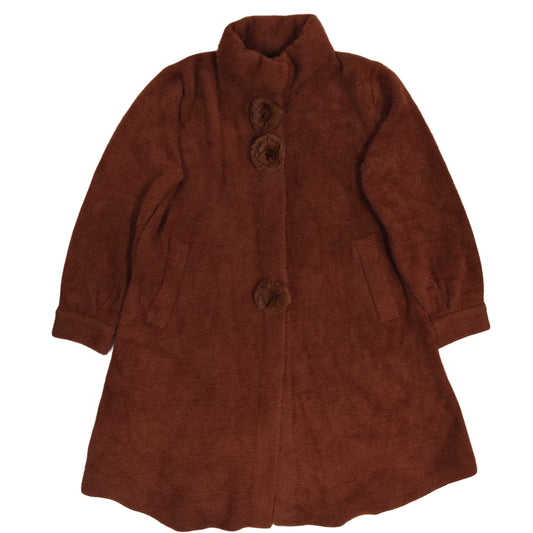 Women's Coat - Brown (XXL)