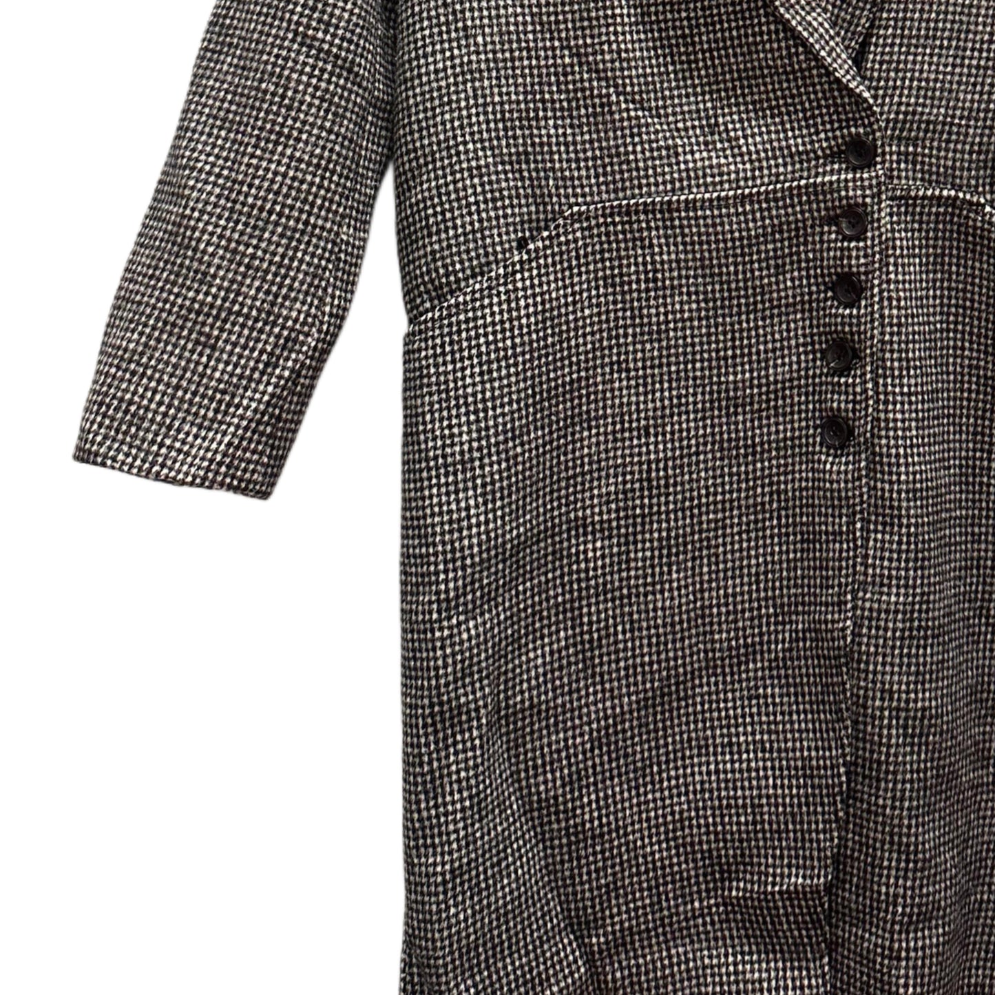 Women's Long Blazer - Black & White (S)