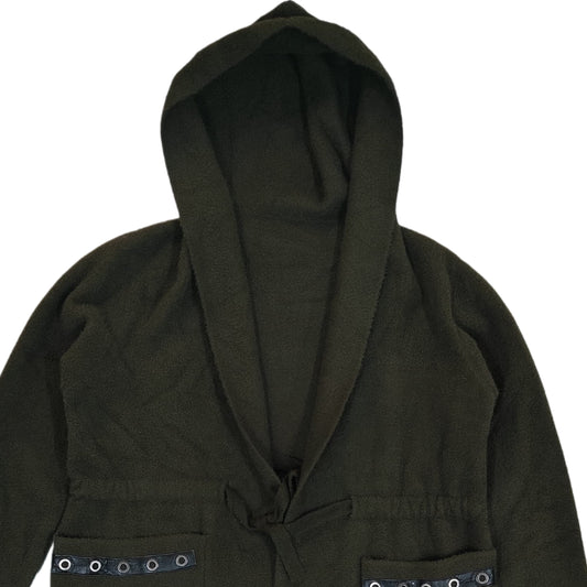 Women's Hooded Longcoat - Green (3XL)