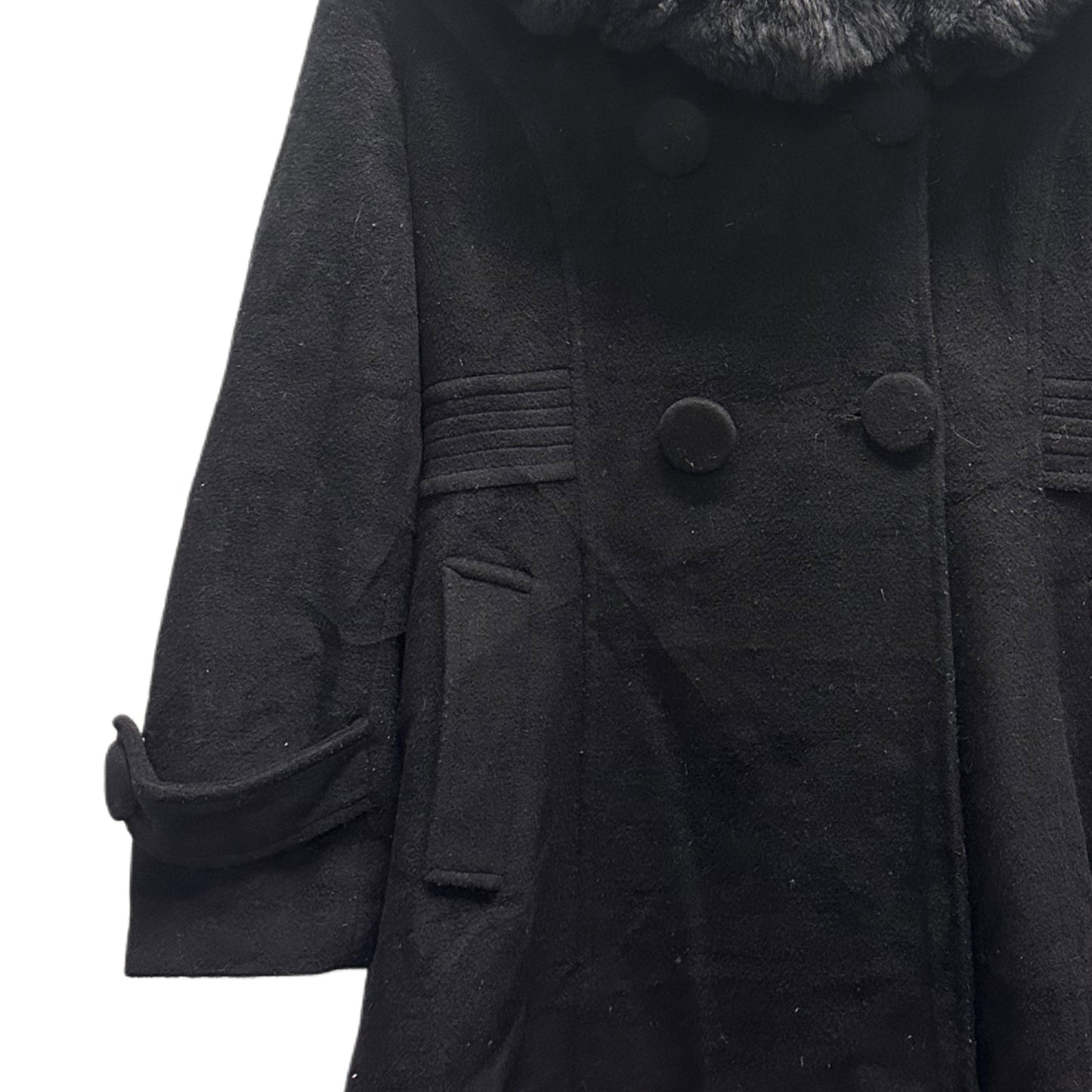 Women's Overcoat - Black (M)