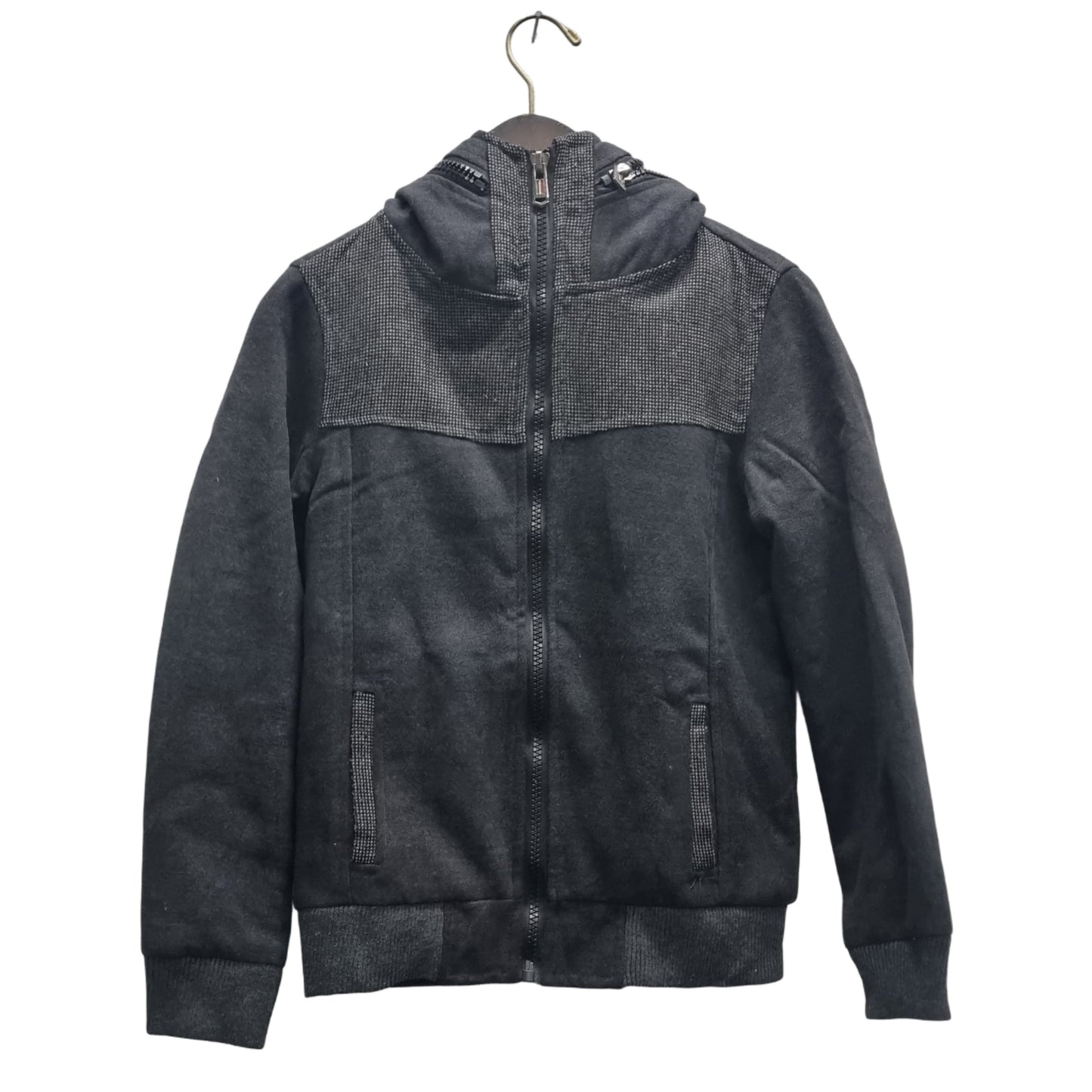Men’s Hooded Jacket - Grey (S)
