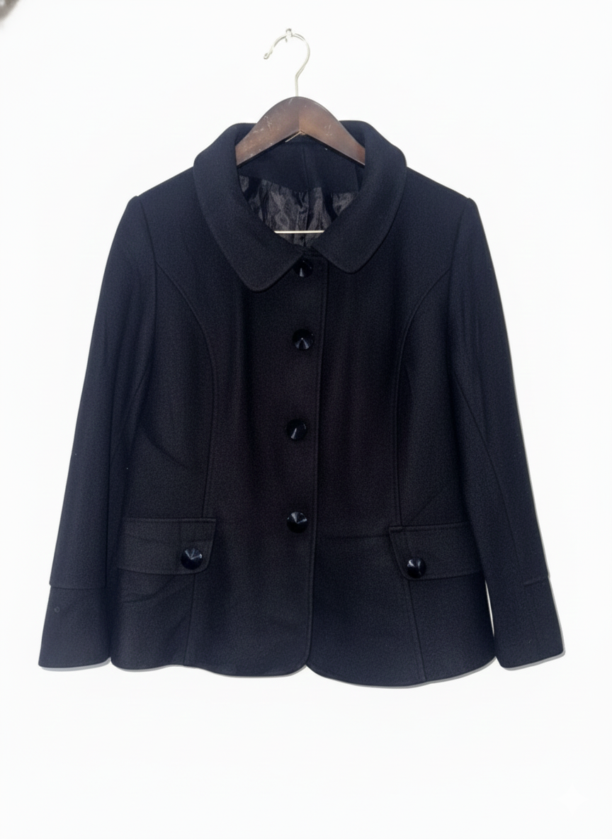 Women's Shortcoat - Black (Medium)