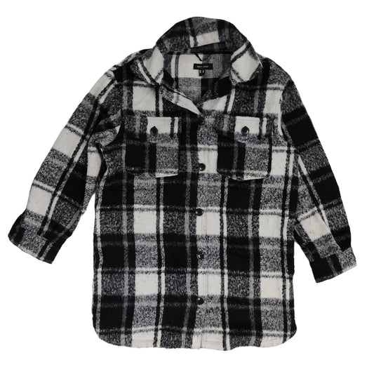 New Look Oversized Shacket - Black & White Checkered (XL)