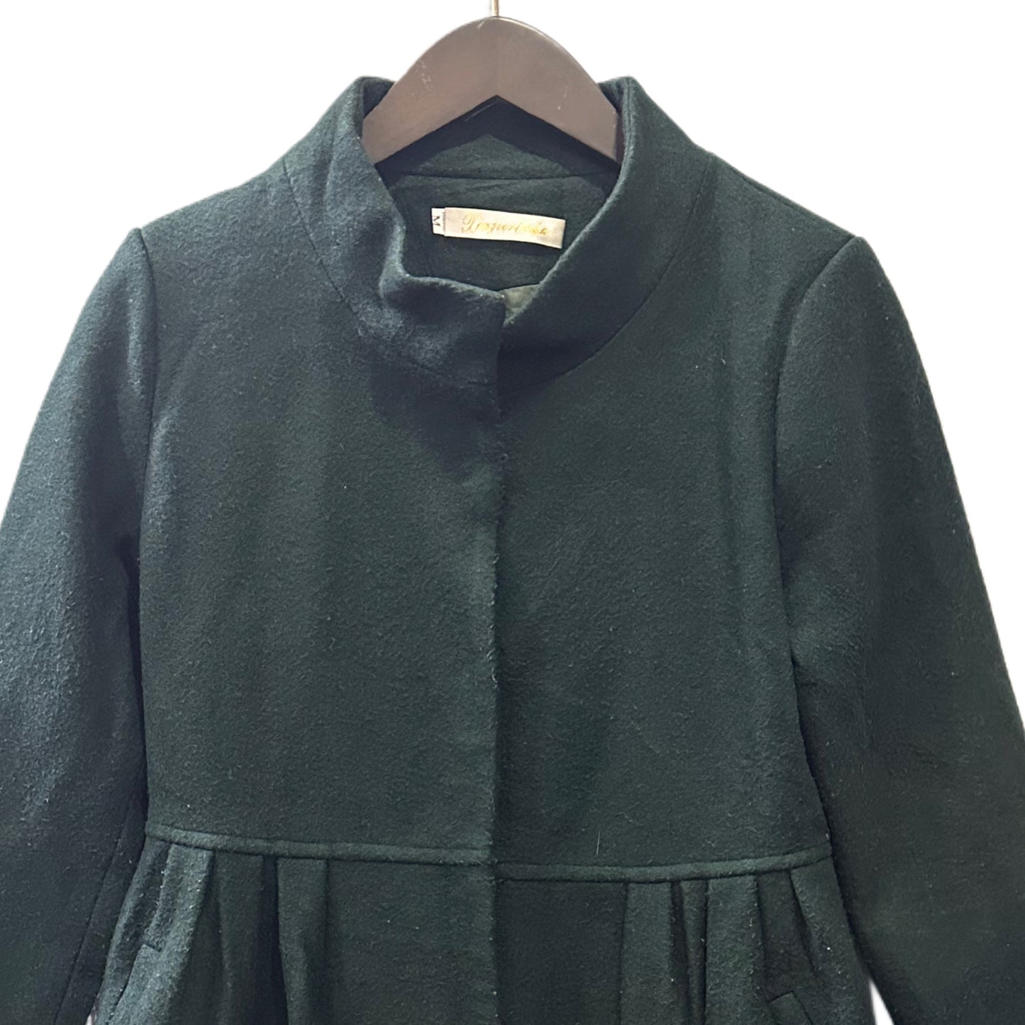 Women's Longcoat - Dark Green (2XS)