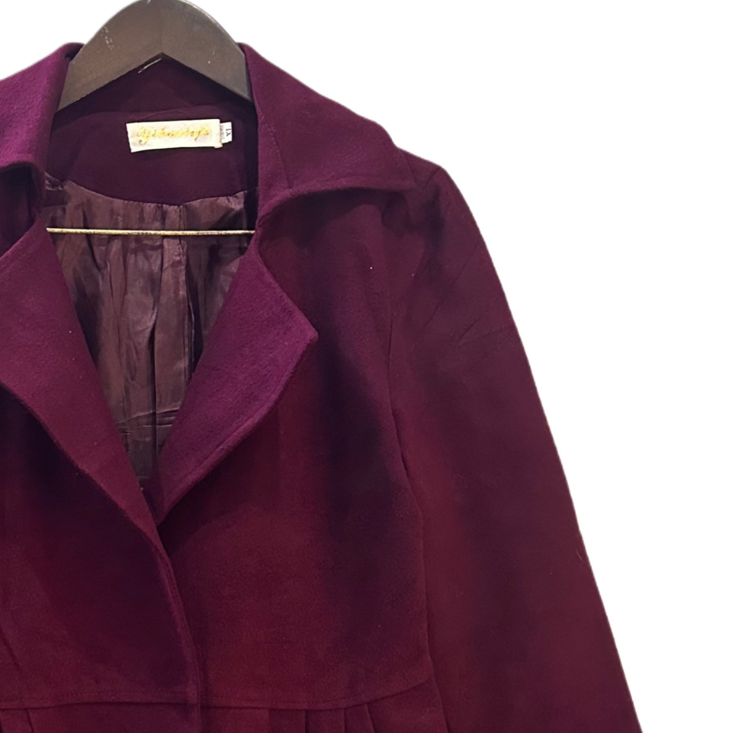 Women's Longcoat - Maroon (S)