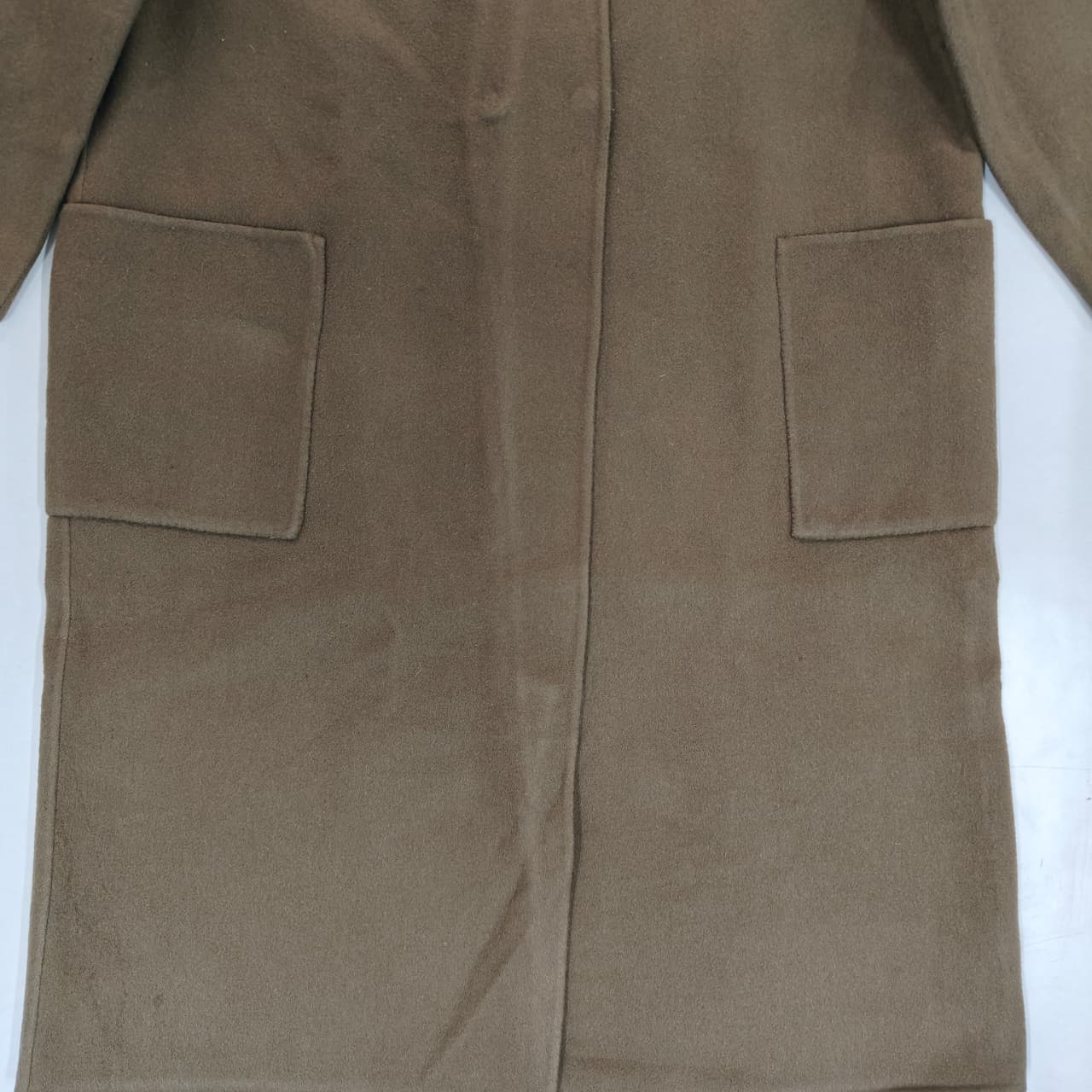 Women's Longcoat - Olive Green (XL) Without Arm Belt