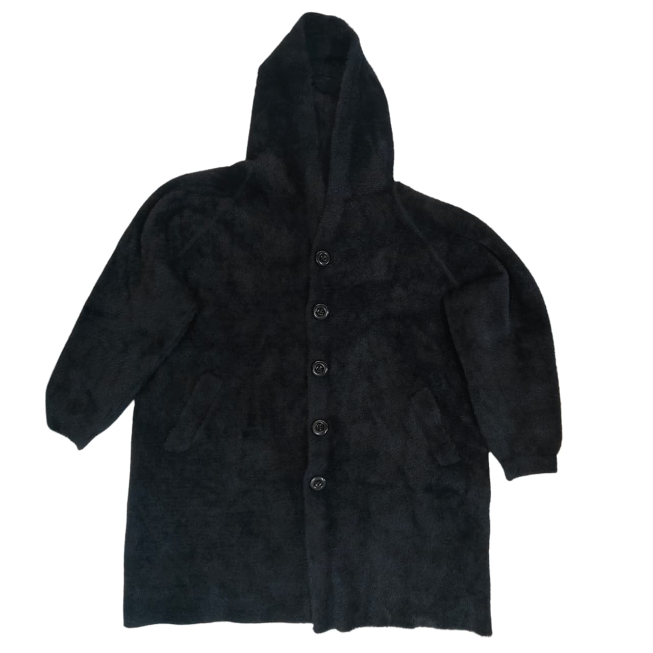Women’s Hooded Coat - Black (5XL)