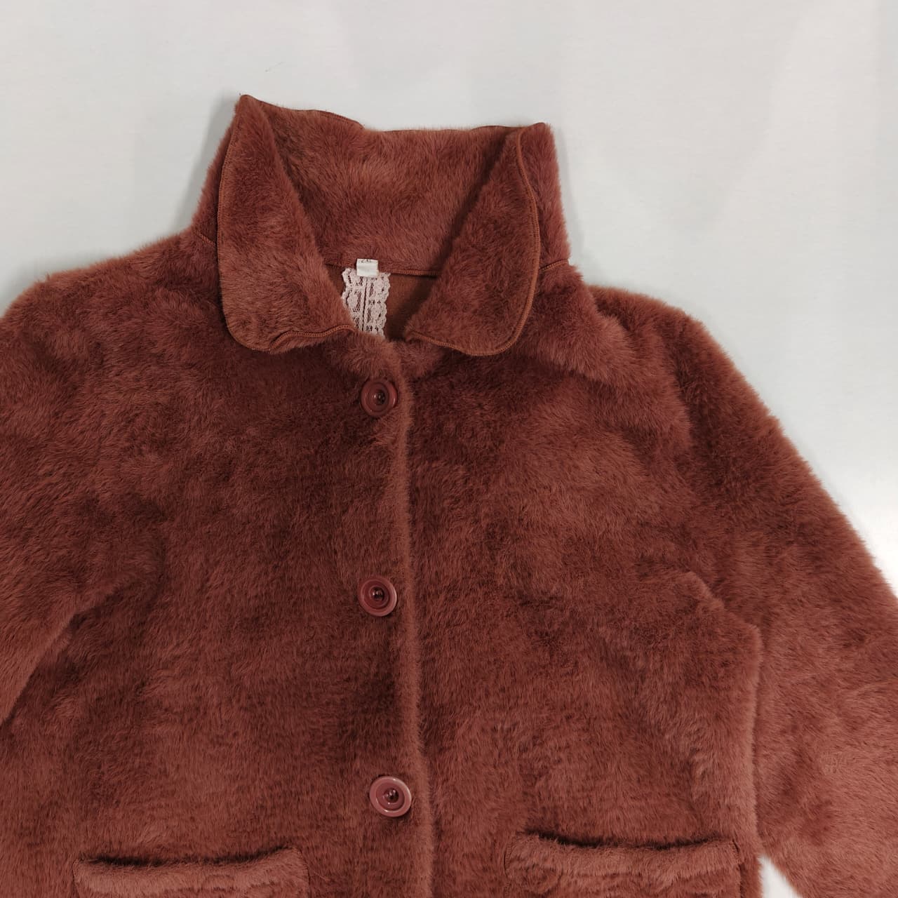 Women's Coat - Brown (M)