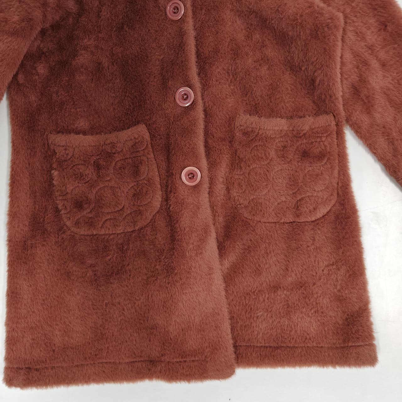 Women's Coat - Brown (M)