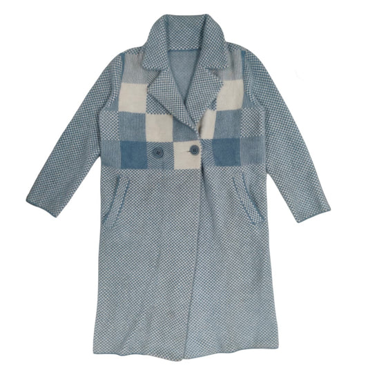 Women's Long Coat - Sky Blue (L)