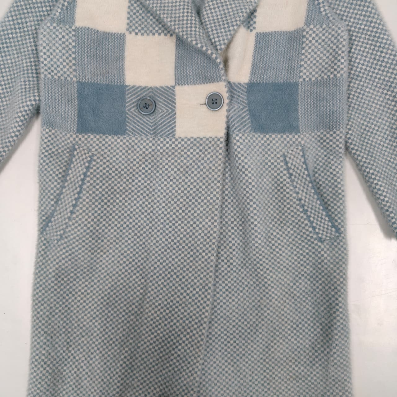 Women's Long Coat - Sky Blue (L)