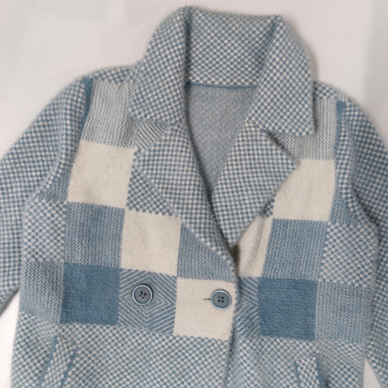 Women's Long Coat - Sky Blue (L)