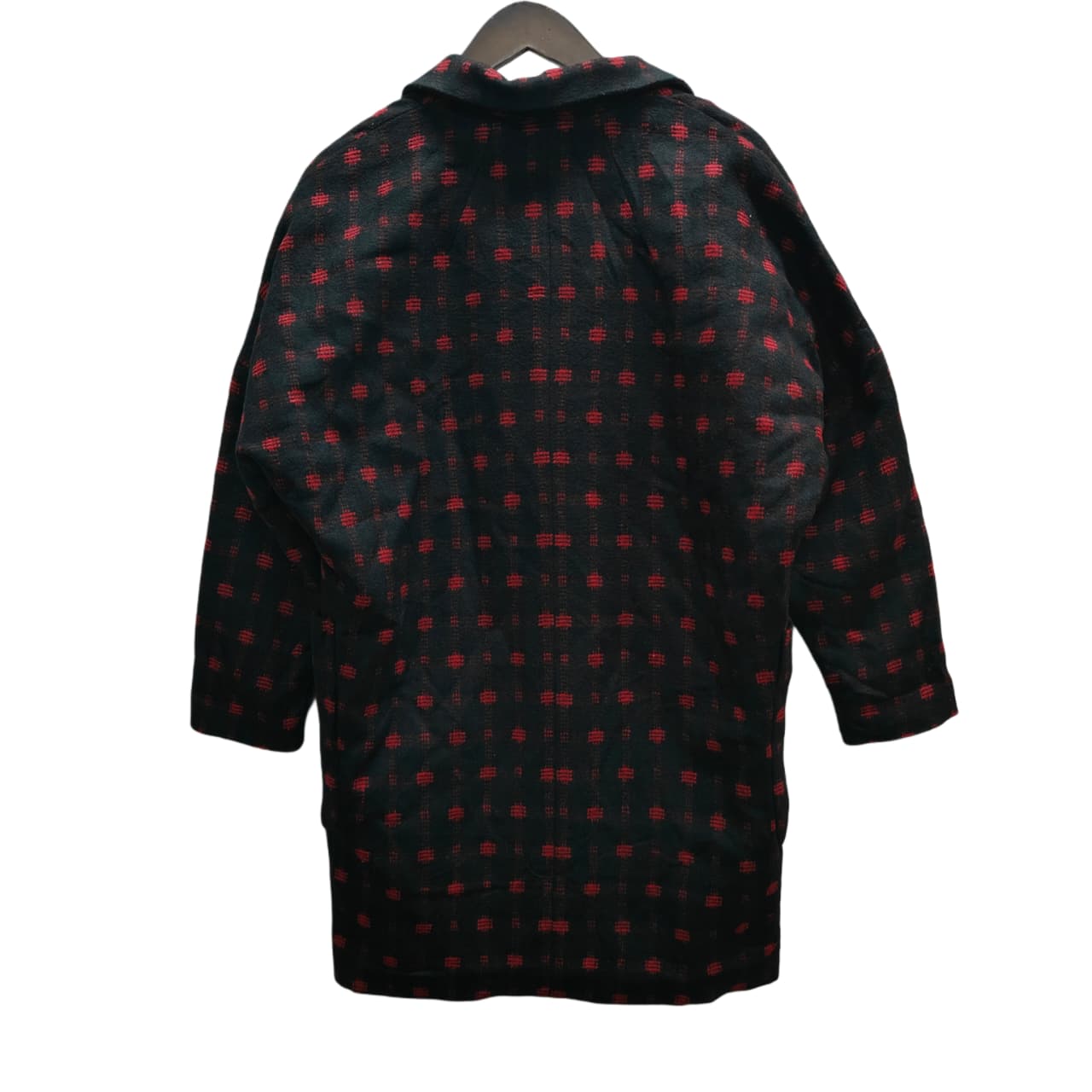 Women’s Coat - Black & Red Checkered (XL)