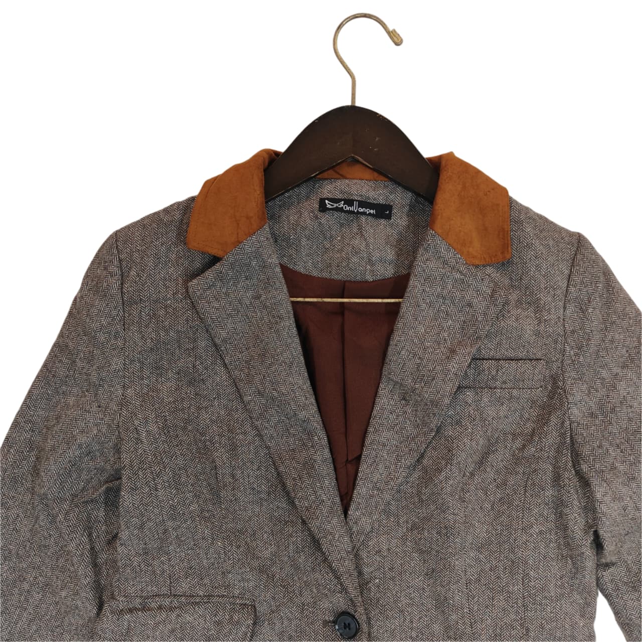 Women’s Blazer - Greyish Brown (2XS)