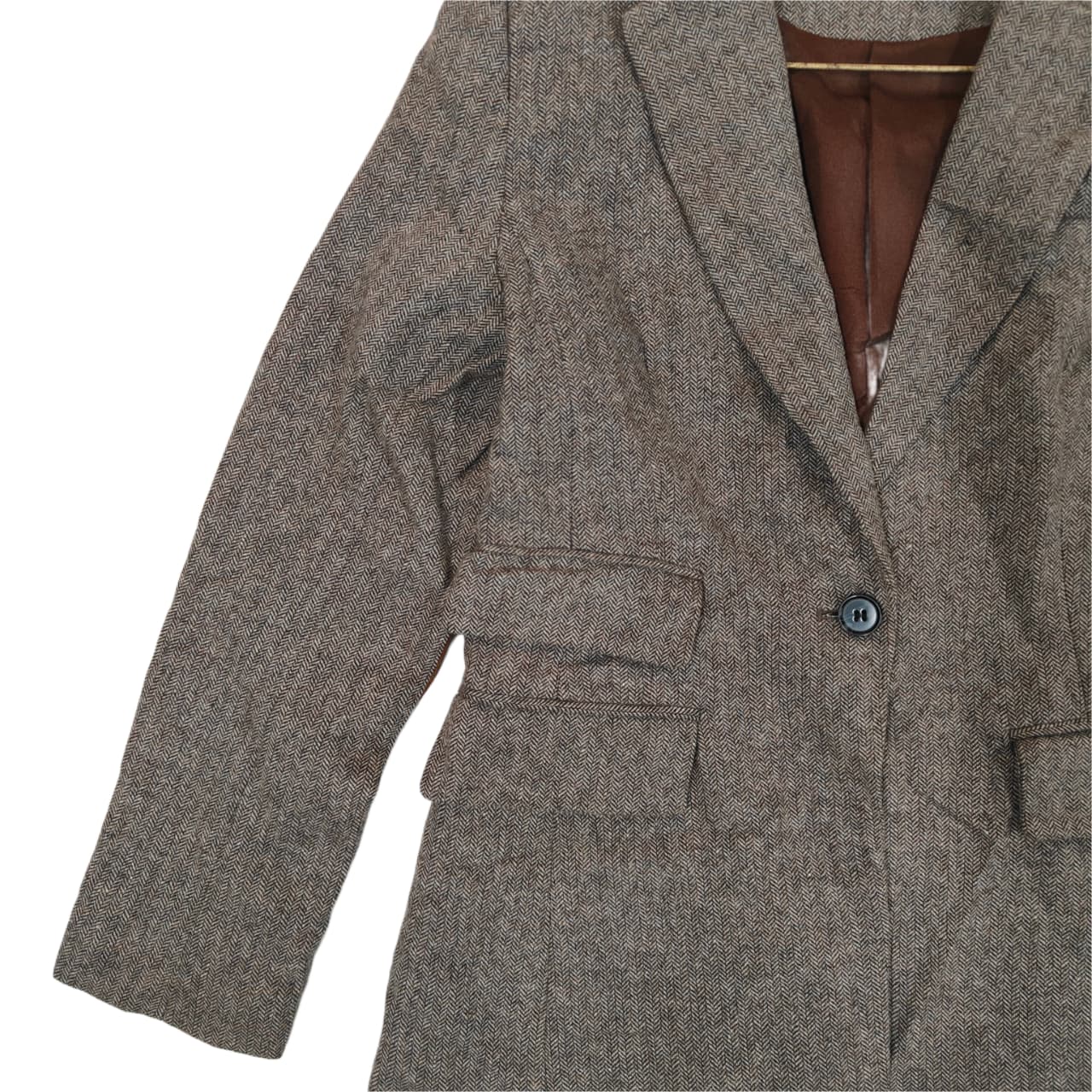 Women’s Blazer - Greyish Brown (2XS)
