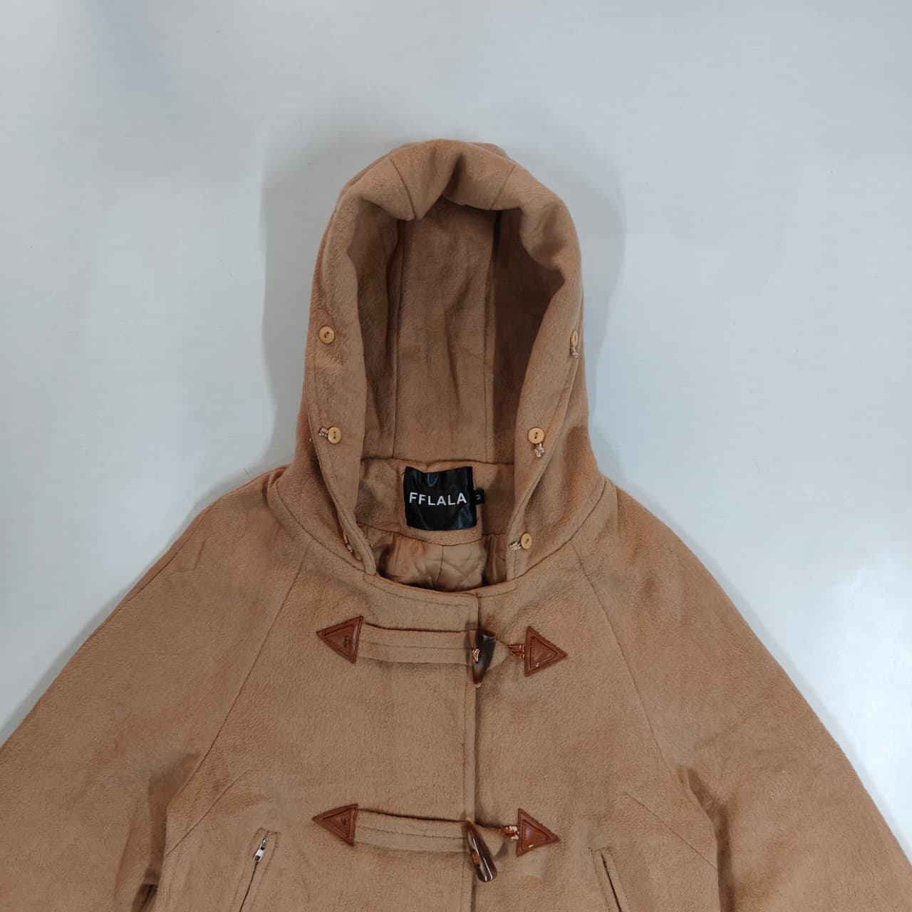 Women’s Hooded Coat - Brown (M)