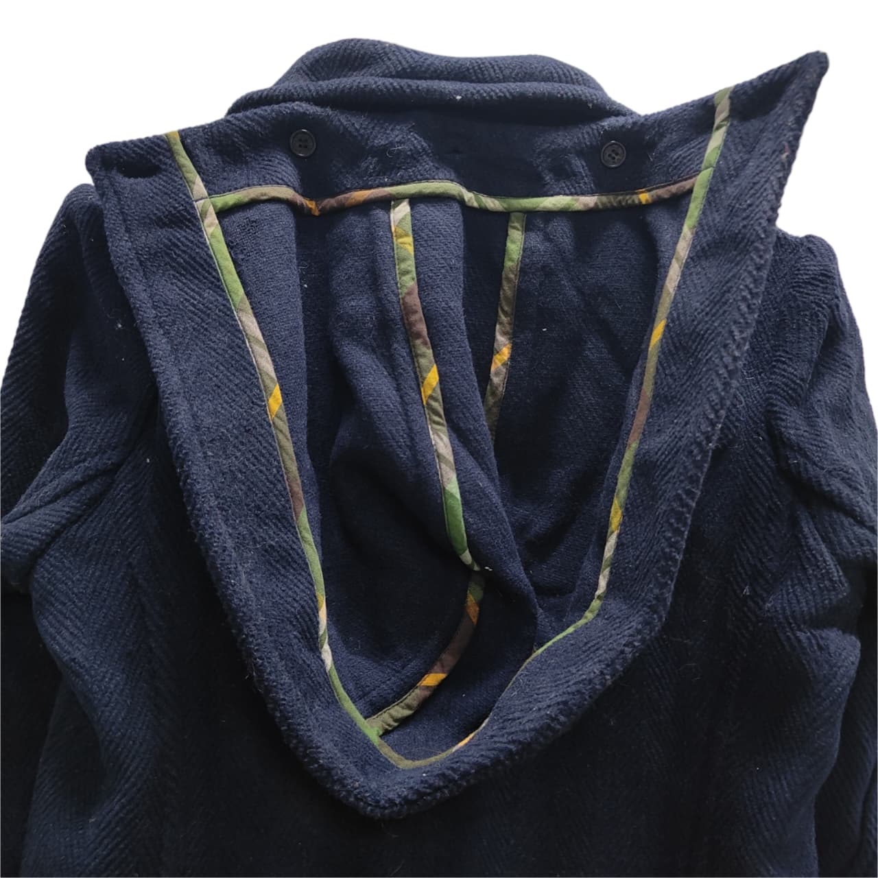 Women's Hooded Coat - Navy Blue (M)