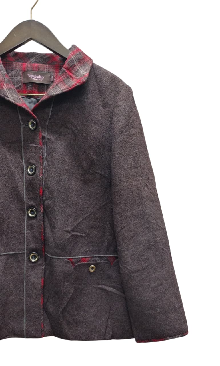 Women’s Coat - Wine (XL)