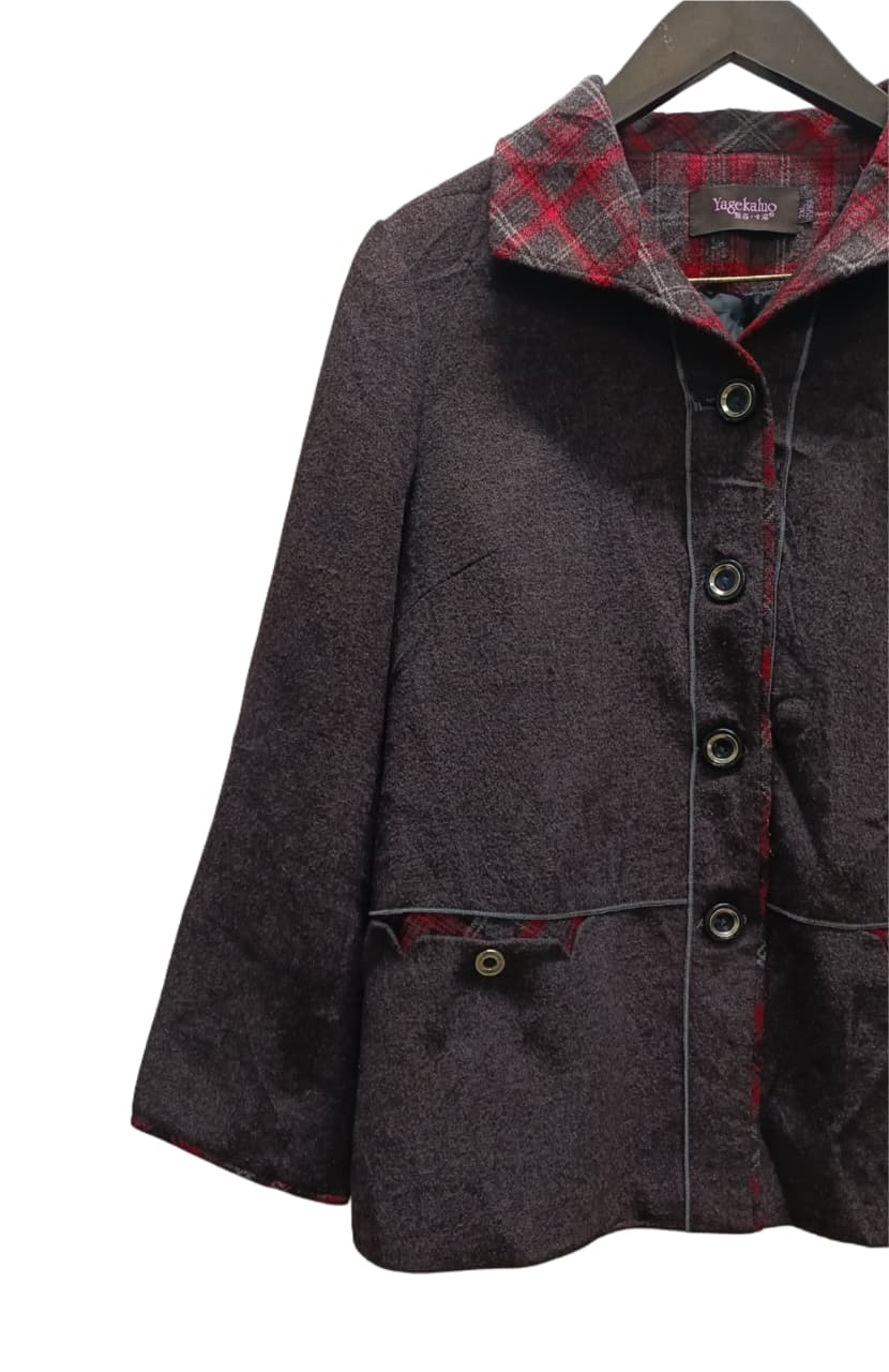 Women’s Coat - Wine (XL)