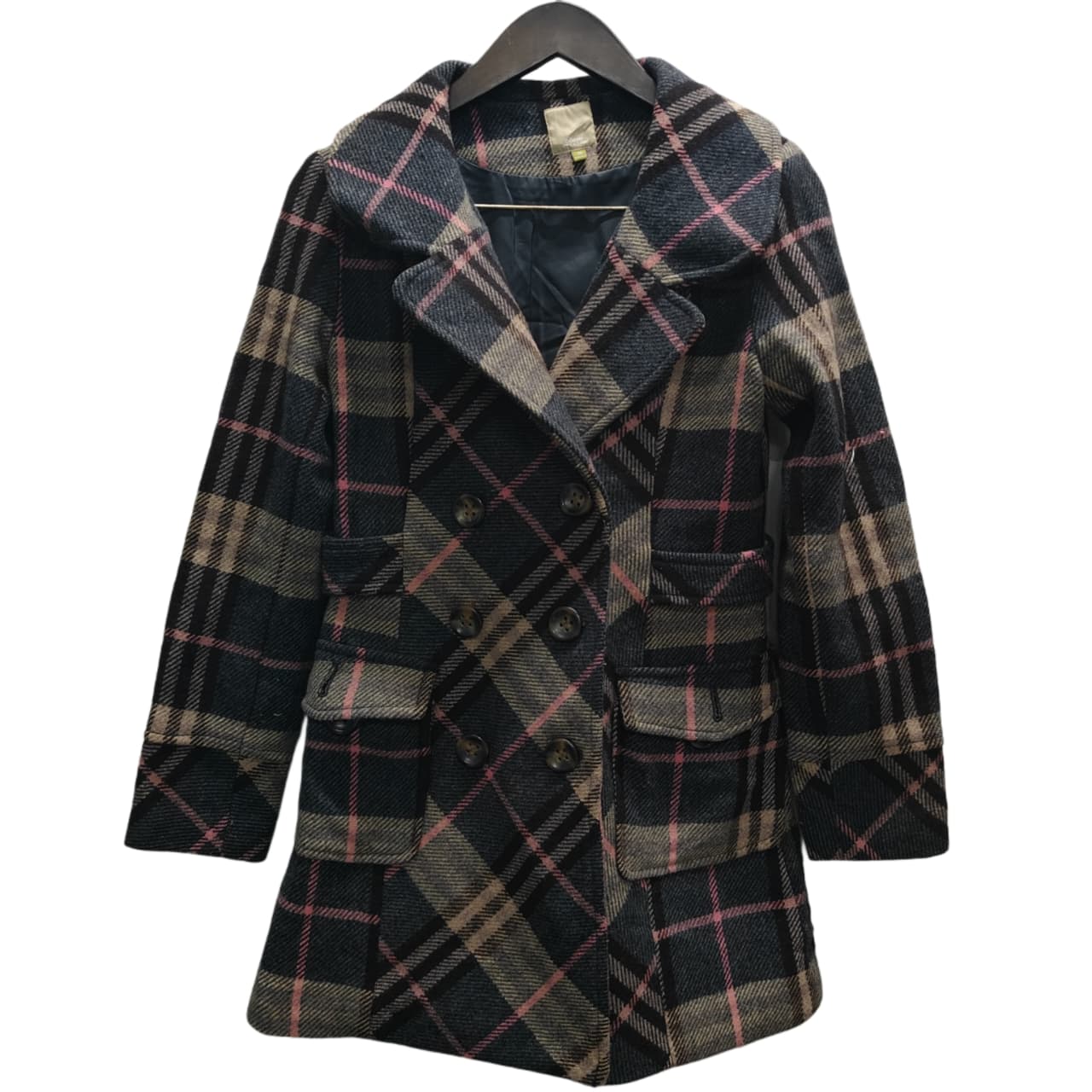 Women’s Coat - Coffee & Pink (2XS)