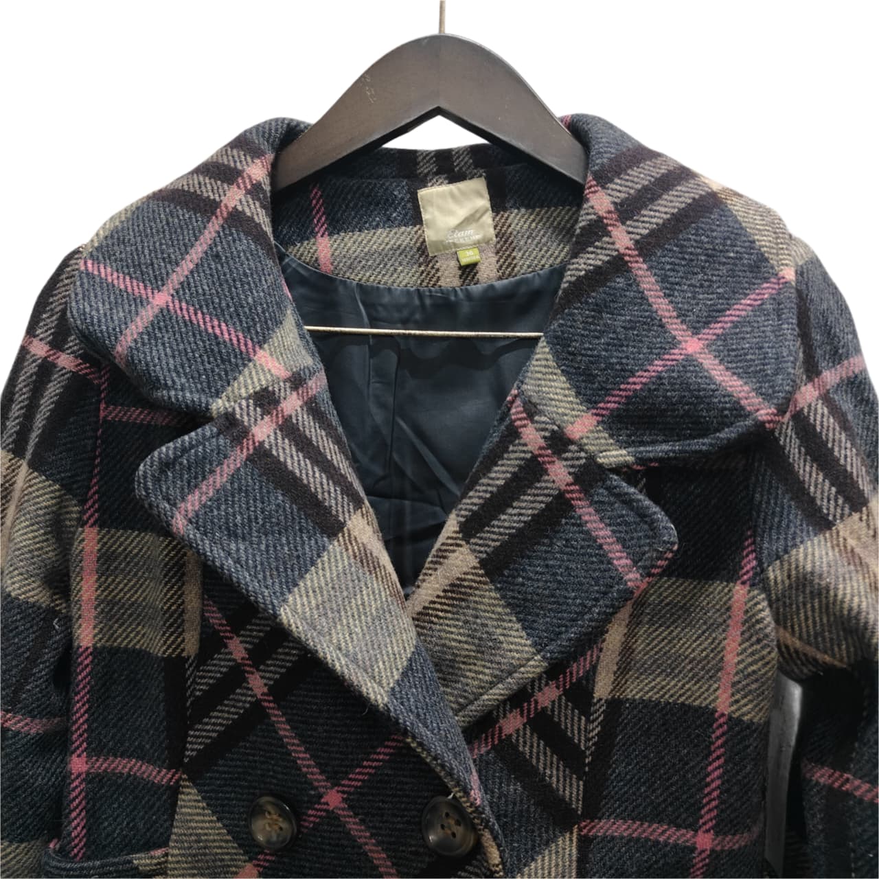 Women’s Coat - Coffee & Pink (2XS)