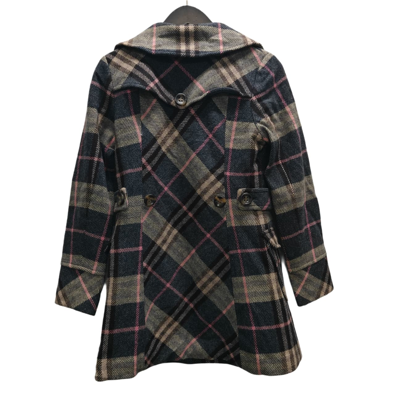 Women’s Coat - Coffee & Pink (2XS)